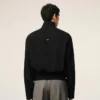 Black New Wool Harrington Jacket Black New Wool Harrington Jacket