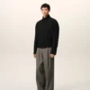 Black New Wool Harrington Jacket Black New Wool Harrington Jacket