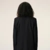 Black New Wool Single Breasted Boxy Jacket Black New Wool Single Breasted Boxy Jacket