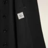 Black New Wool Single Breasted Straight Jacket Black New Wool Single Breasted Straight Jacket