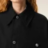 Black New Wool Worker Jacket