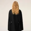 Black New Wool Worker Jacket