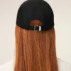 Black Nylon Ami De Coeur Stud Cap Black Nylon Ami De Coeur Stud Cap