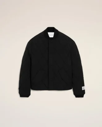 Black Nylon Padded Jacket