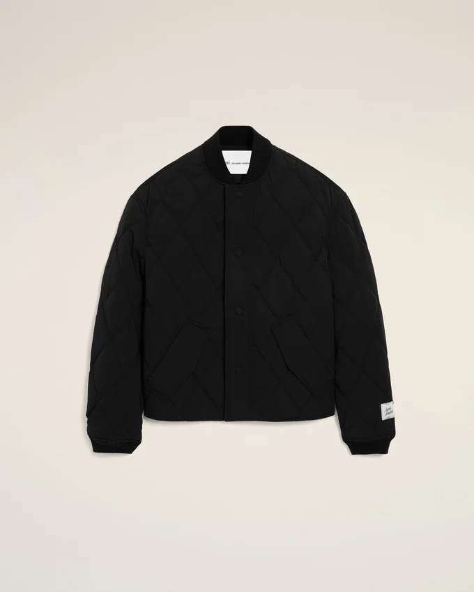 Black Nylon Padded Jacket Black Nylon Padded Jacket