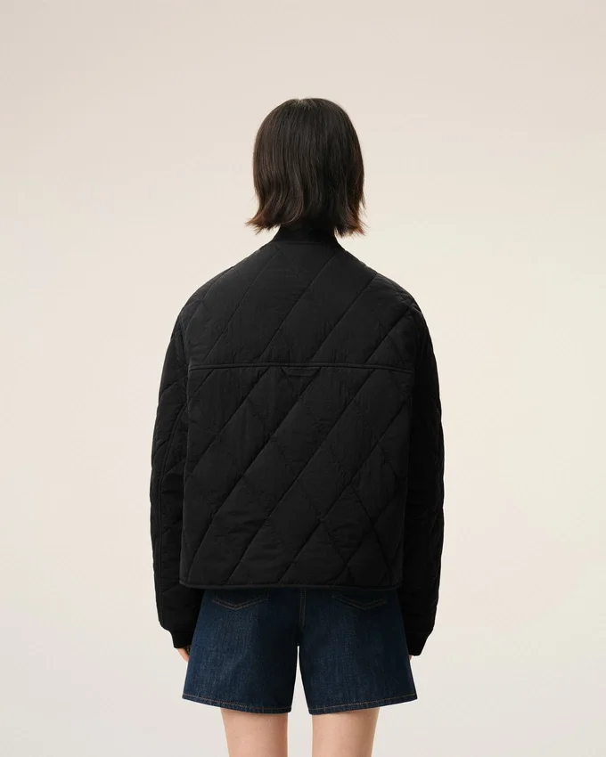 Black Nylon Padded Jacket Black Nylon Padded Jacket