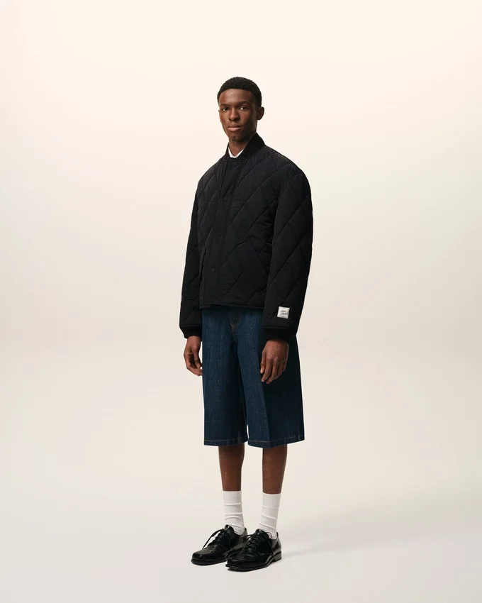 Black Nylon Padded Jacket Black Nylon Padded Jacket