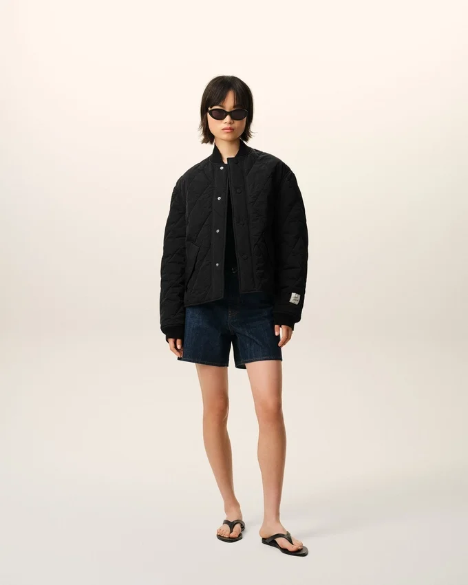 Black Nylon Padded Jacket Black Nylon Padded Jacket