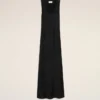 Black Satin Maxi Tank Dress Black Satin Maxi Tank Dress