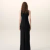 Black Satin Maxi Tank Dress Black Satin Maxi Tank Dress