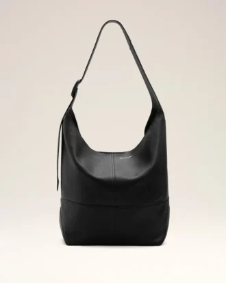 Black Taurillon Leather Etienne Crossbody Bag