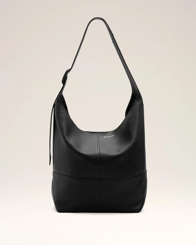 Black Taurillon Leather Etienne Crossbody Bag Black Taurillon Leather Etienne Crossbody Bag