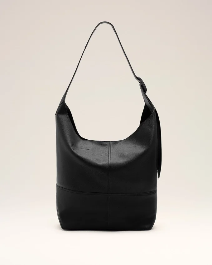 Black Taurillon Leather Etienne Crossbody Bag Black Taurillon Leather Etienne Crossbody Bag