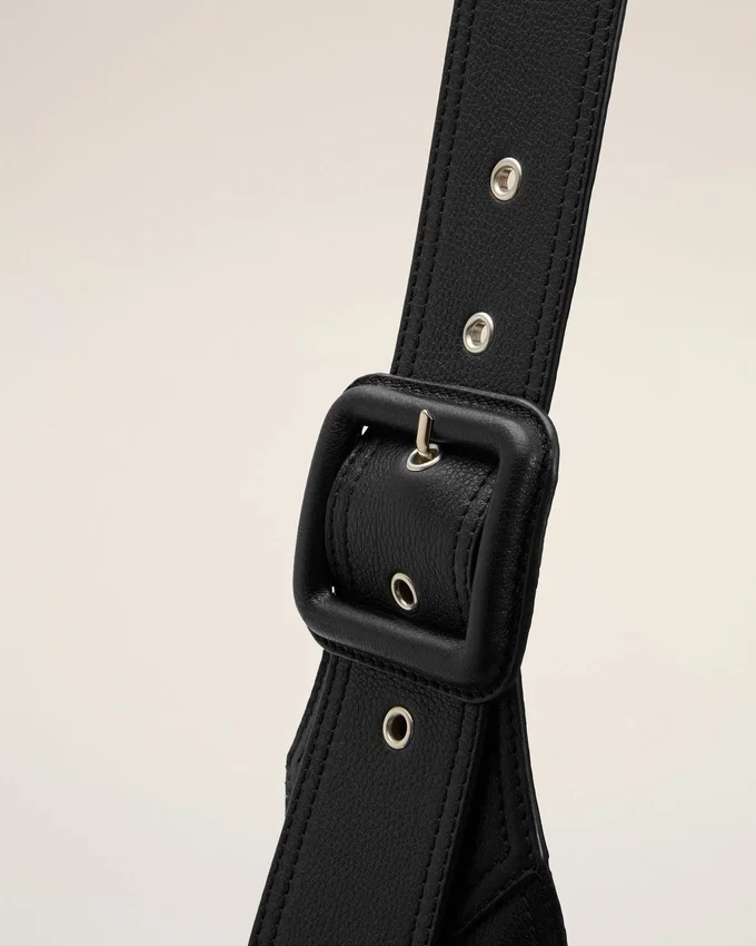 Black Taurillon Leather Etienne Crossbody Bag Black Taurillon Leather Etienne Crossbody Bag