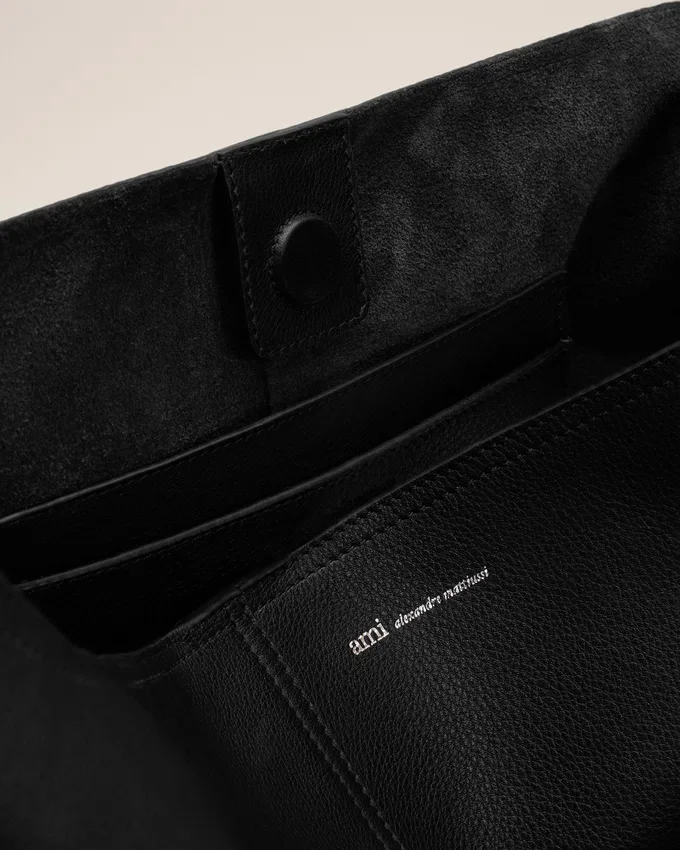 Black Taurillon Leather Etienne Crossbody Bag Black Taurillon Leather Etienne Crossbody Bag