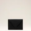 Black Taurillon Leather Etienne Envelope Passport Holder