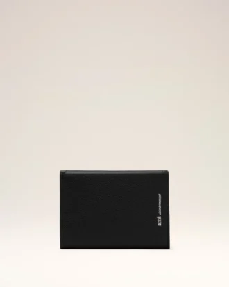 Black Taurillon Leather Etienne Envelope Passport Holder