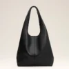 Black Taurillon Leather Etienne Hobo Bag Black Taurillon Leather Etienne Hobo Bag