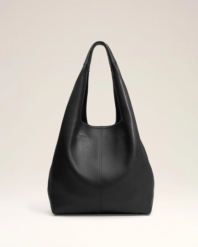 Black Taurillon Leather Etienne Hobo Bag Black Taurillon Leather Etienne Hobo Bag