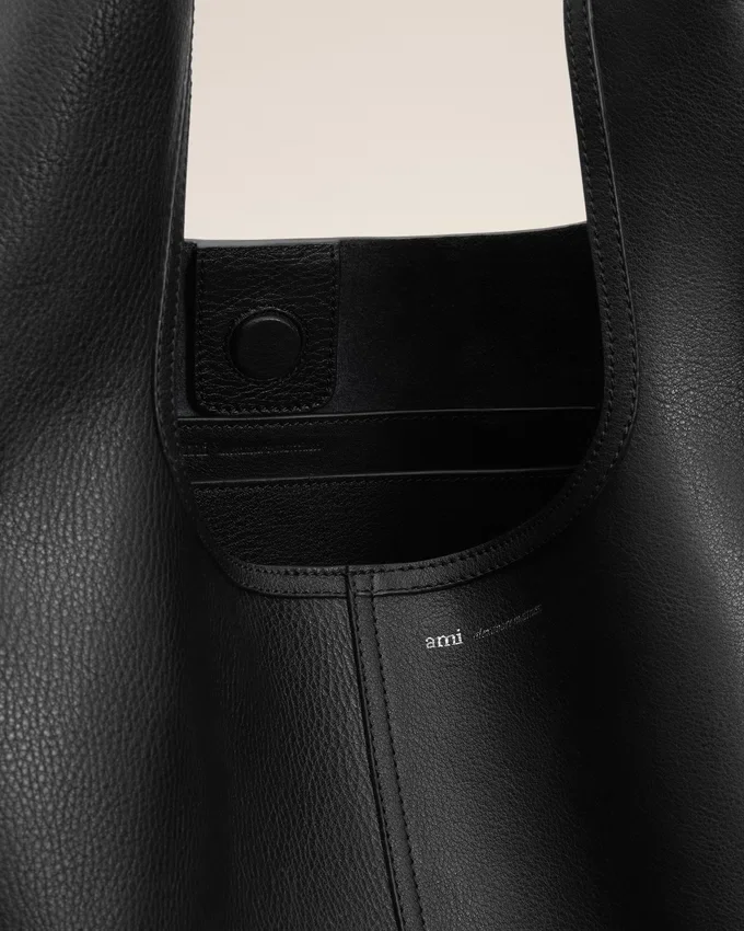Black Taurillon Leather Etienne Hobo Bag Black Taurillon Leather Etienne Hobo Bag