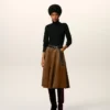 Black Wool Ami De Coeur Turtle Neck Sweater Black Wool Ami De Coeur Turtle Neck Sweater