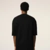 Black Wool Short Sleeves V Neck Sweater Black Wool Short Sleeves V Neck Sweater