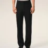 Black Wool Straight Trousers Black Wool Straight Trousers