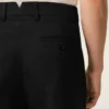 Black Wool Straight Trousers Black Wool Straight Trousers