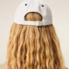 Blue and White Bicolor Cotton Ami Paris Cap Blue and White Bicolor Cotton Ami Paris Cap