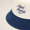 Blue and White Cotton Ami Paris Hat