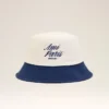 Blue and White Cotton Ami Paris Hat