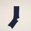 Blue and White Cotton Socks Blue and White Cotton Socks