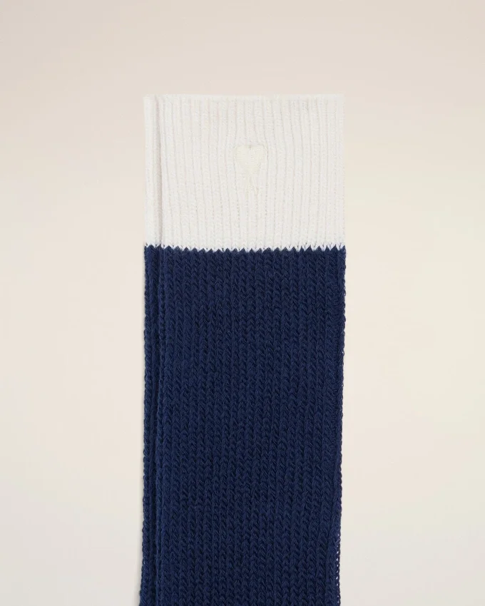 Blue and White Cotton Socks Blue and White Cotton Socks
