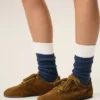 Blue and White Cotton Socks Blue and White Cotton Socks