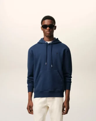 Blue Cotton Ami De Coeur Hoodie