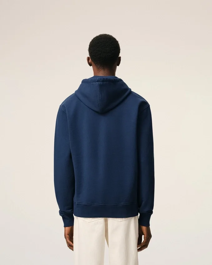 Blue Cotton Ami De Coeur Hoodie Blue Cotton Ami De Coeur Hoodie