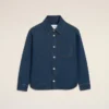 Blue Cotton Ami De Coeur Overshirt Blue Cotton Ami De Coeur Overshirt