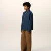 Blue Cotton Ami De Coeur Overshirt Blue Cotton Ami De Coeur Overshirt