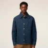 Blue Cotton Ami De Coeur Overshirt Blue Cotton Ami De Coeur Overshirt