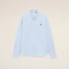 Blue Cotton Ami De Coeur Oxford Shirt