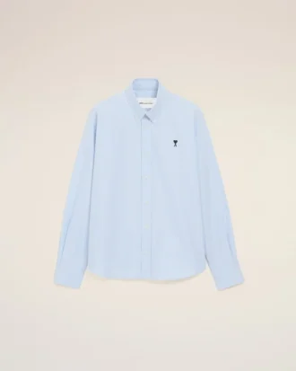 Blue Cotton Ami De Coeur Oxford Shirt