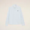 Blue Cotton Ami De Coeur Oxford Shirt