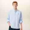 Blue Cotton Ami De Coeur Oxford Shirt