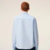 Blue Cotton Ami De Coeur Oxford Shirt