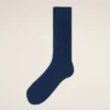 Blue Cotton Ami De Coeur Socks