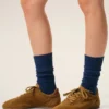 Blue Cotton Ami De Coeur Socks
