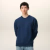 Blue Cotton Ami De Coeur Sweatshirt