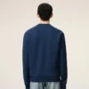 Blue Cotton Ami De Coeur Sweatshirt