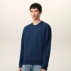 Blue Cotton Ami De Coeur Sweatshirt