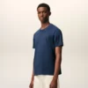 Blue Cotton Ami De Coeur T-Shirt Blue Cotton Ami De Coeur T-Shirt